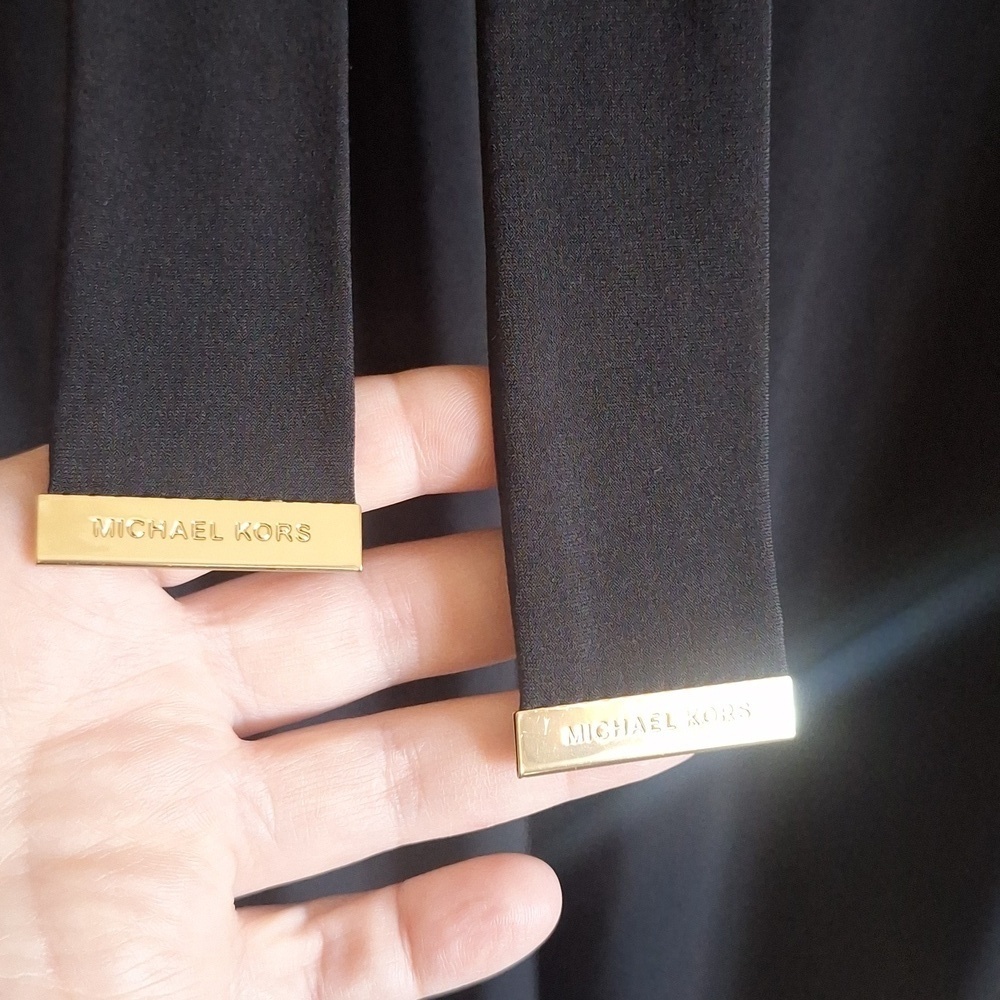 Michael Michael Kors Dress Black Long Sleeve Size M - Picture 7 of 8